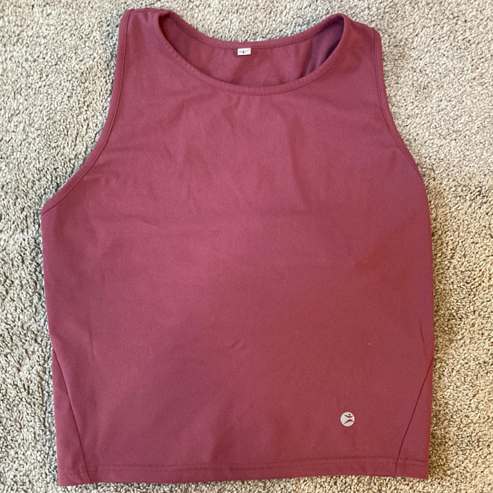 Racer back tank top size large